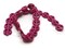 26 15mm Pink Peace Symbol Dyed Synthetic Turquoise Stone Beads bC3